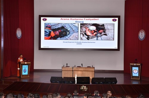 Gendarmerie Search and Rescue Battalion (JAK) shared his experiences to the Gendarmerie and Coast Guard Academy Students