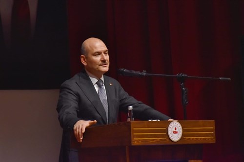 Minister of Interior, Mr. Süleyman SOYLU, shared his experiences at the Gendarmerie and Coast Guard Academy Traditional Wednesday conferences