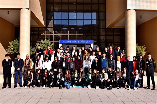 Şentepe Sınav Anatolian High School and Private Ankara Bulus College Students' visit to the Presidency of GCGA 